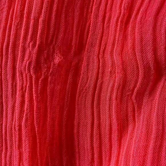 J. Crew Gwyneth Layered Slip Skirt in Red Crinkle Chiffon Size M - Picture 8 of 8
